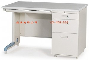 單邊三抽屜辦公桌(右三屜)W120x70x74cm 
